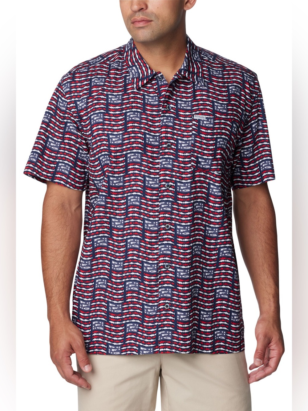 Columbia Men's Trollers Best Short-Sleeve Button Down Shirt - Size L - NWT